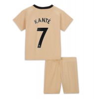 Dres Chelsea Kante #7 Rezervni za djecu 2022-23 Kratak Rukav (+ kratke hlače)